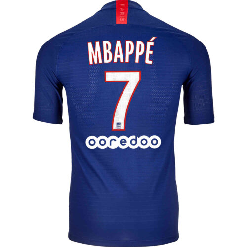 2019/20 Nike Kylian Mbappe PSG Home Match Jersey
