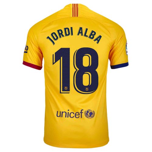 2019/20 Nike Jordi Alba Barcelona Away Jersey