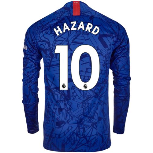 2019/20 Nike Eden Hazard Chelsea L/S Home Jersey