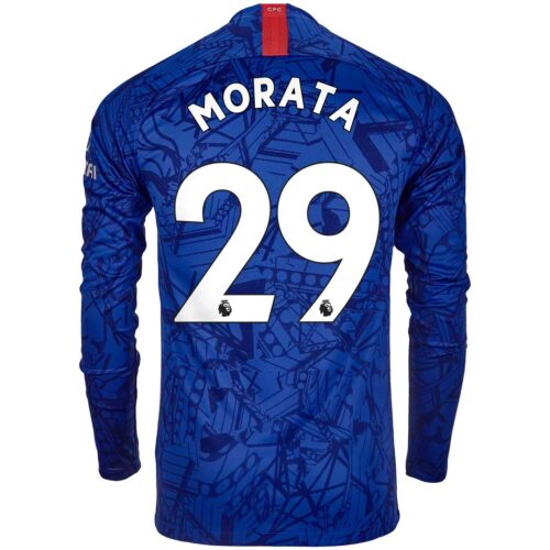 2019/20 Nike Alvaro Morata Chelsea L/S Home Jersey