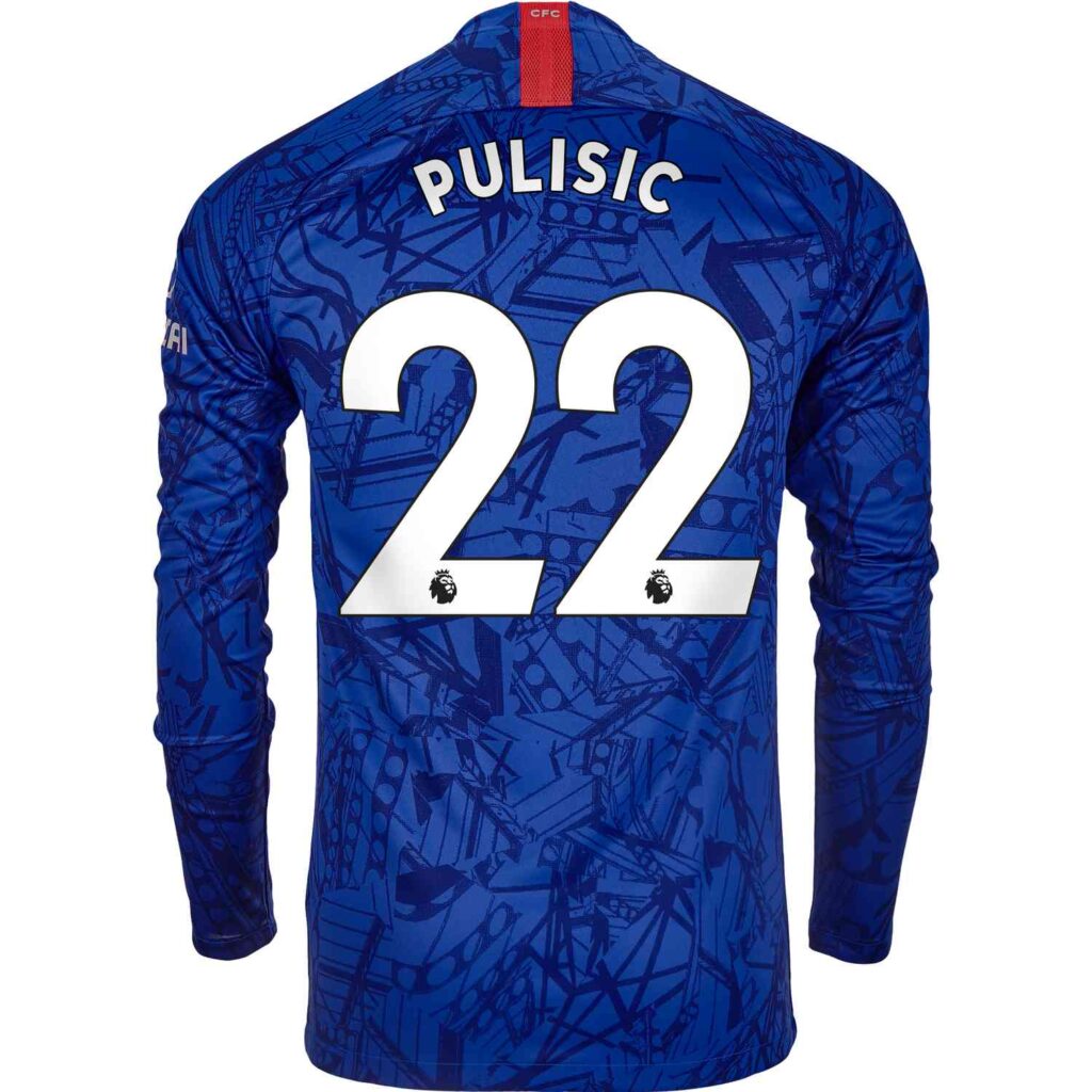 2019/20 Nike Christian Pulisic Chelsea L/S Home Jersey - SoccerPro
