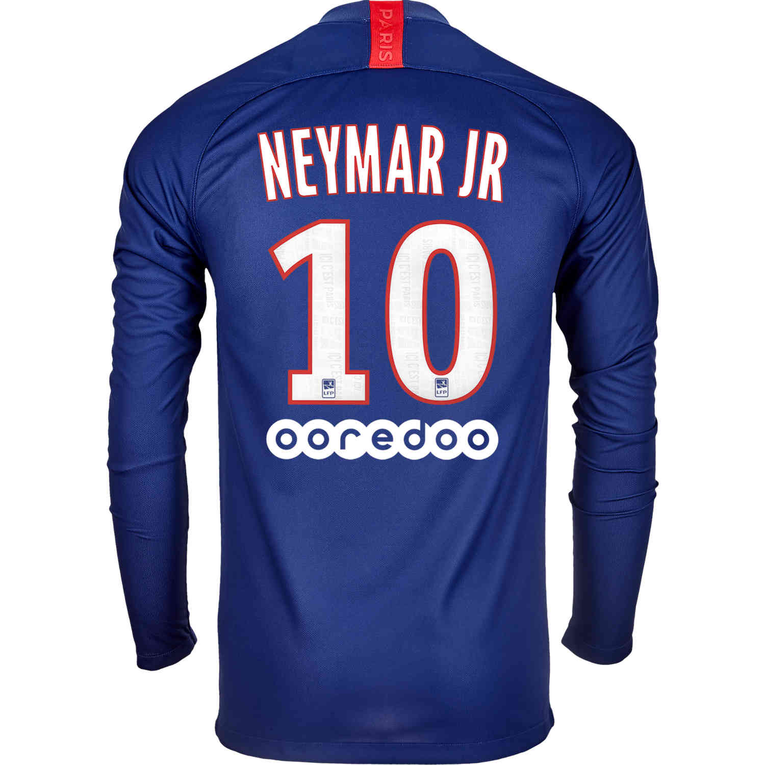 2019/20 Nike Neymar Jr PSG L/S Home 