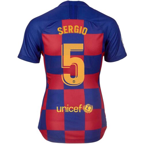 2019/20 Womens Nike Sergio Busquets Barcelona Home Jersey