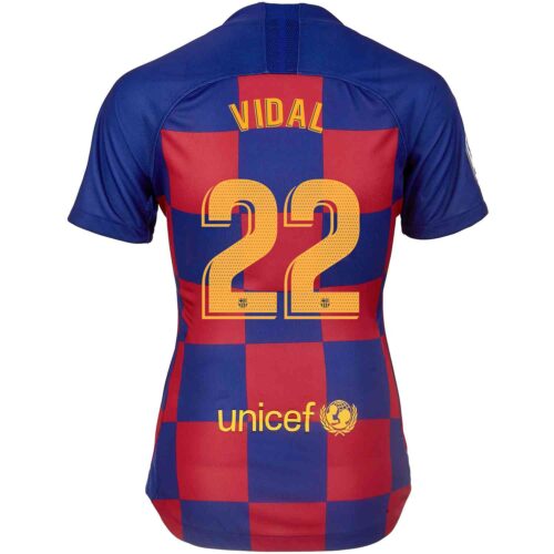 2019/20 Womens Nike Arturo Vidal Barcelona Home Jersey