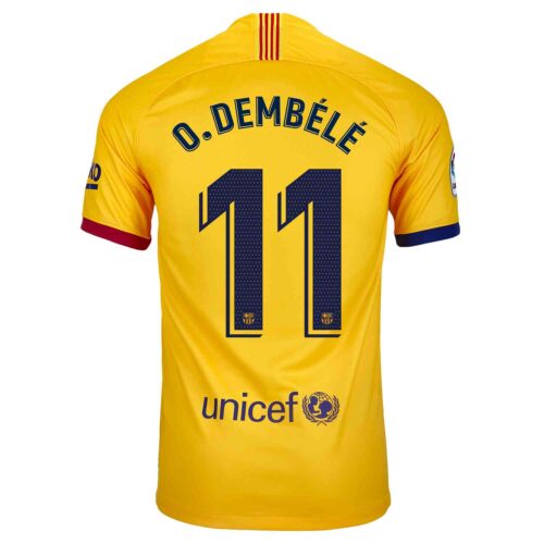 2019/20 Kids Nike Ousmane Dembele Barcelona Away Jersey