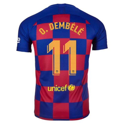 2019/20 Kids Nike Ousmane Dembele Barcelona Home Jersey