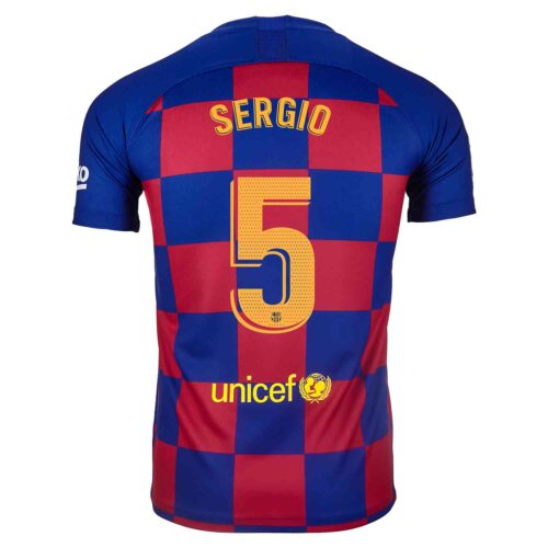 2019/20 Kids Nike Sergio Busquets Barcelona Home Jersey