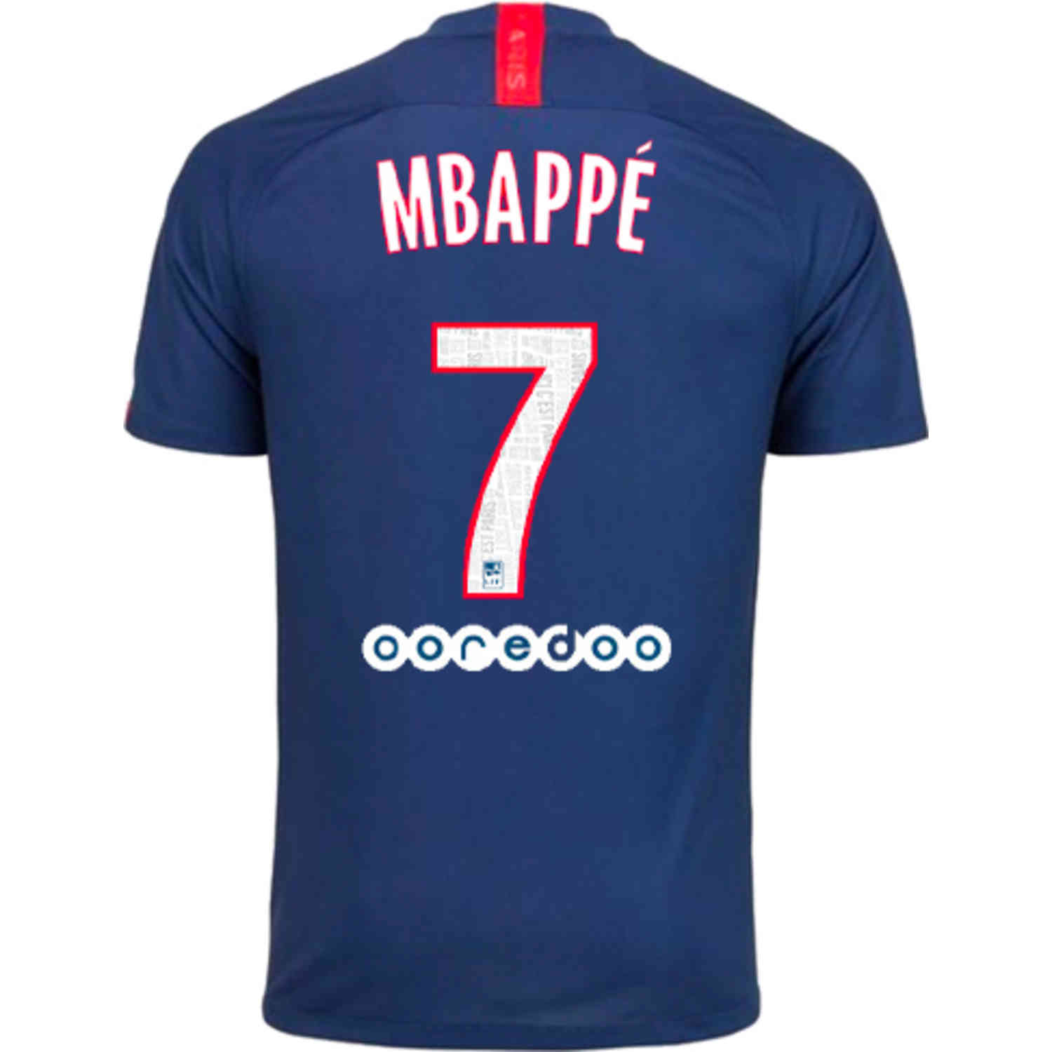 mbappe jersey number