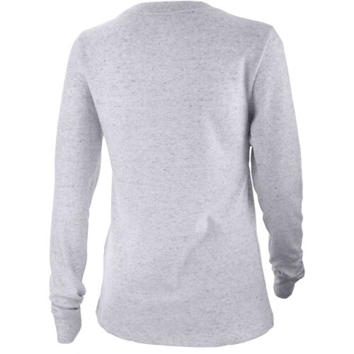 Womens Nike USWNT L/S Travel Tee – Birch Heather