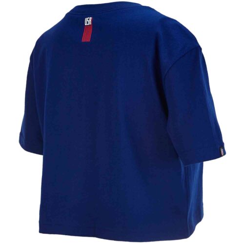 Womens Nike USWNT Squad Tee – Blue Void