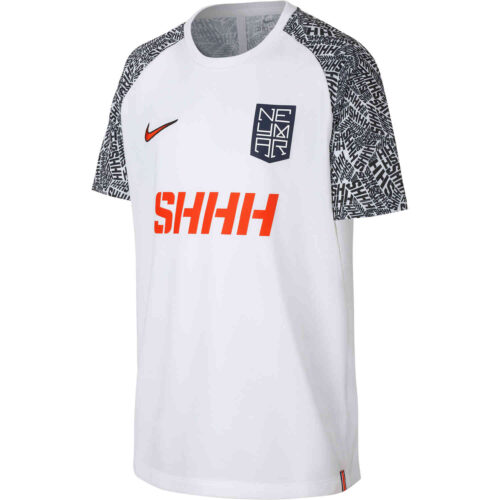 Nike Kids White Neymar Dri-Fit Top – Silencio