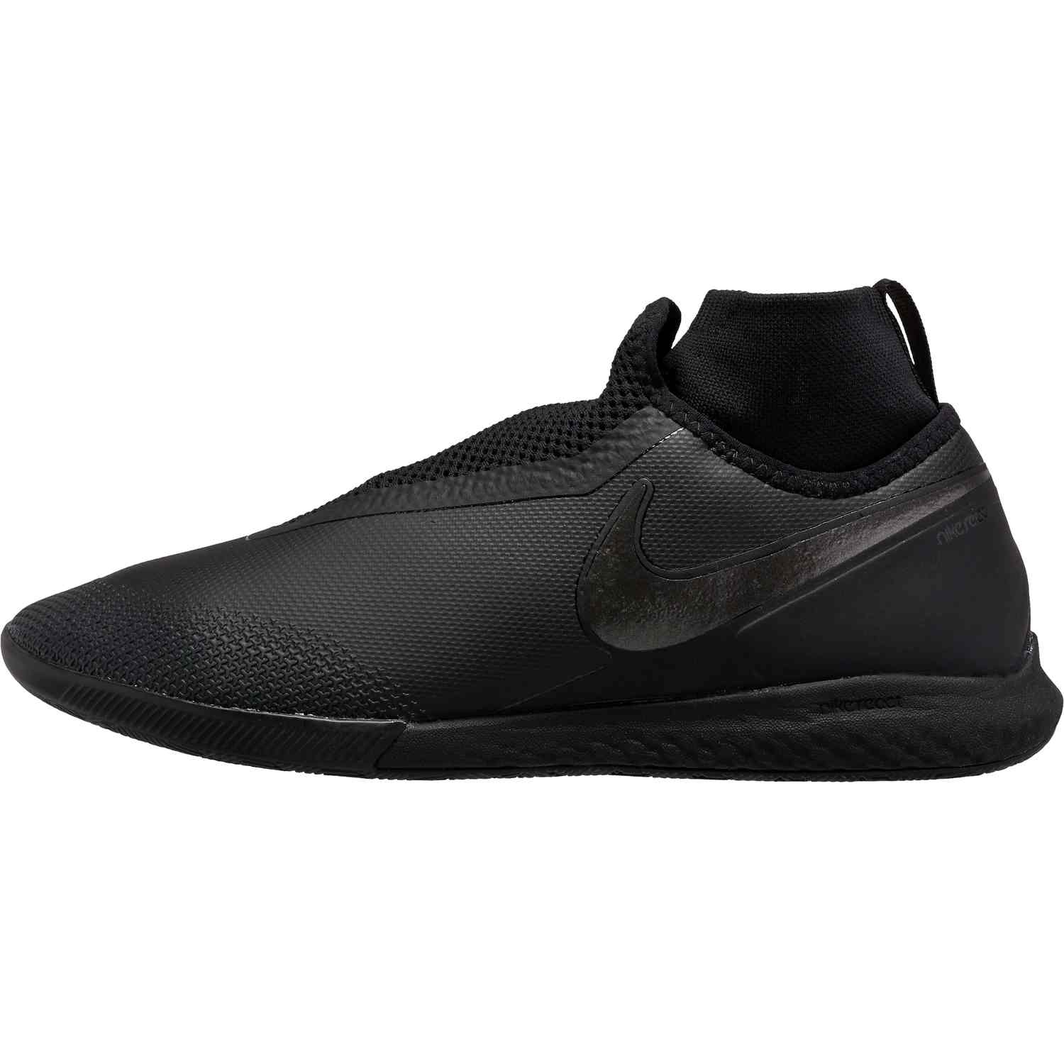 Temeridad Falsificación trompeta Nike React Phantom Vision Pro IC - Black/Black - SoccerPro