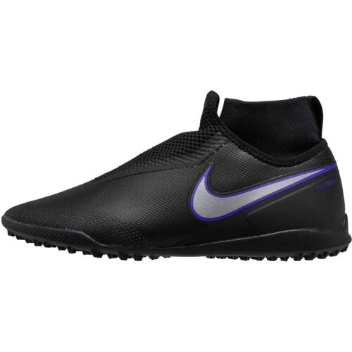 Nike Phantom Vision Pro TF – Black/Metallic Silver/Racer Blue