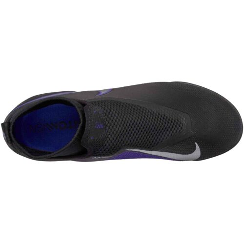Nike Phantom Vision Pro TF – Black/Metallic Silver/Racer Blue