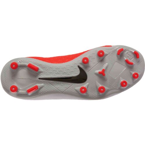 Nike Phantom Vision Academy MG – Youth – Pure Platinum/Black/Light Crimson/Dark Grey