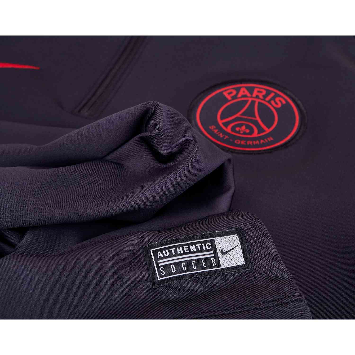 Nike PSG Dry Strike Drill Top Oil Grey Oil Grey University Red