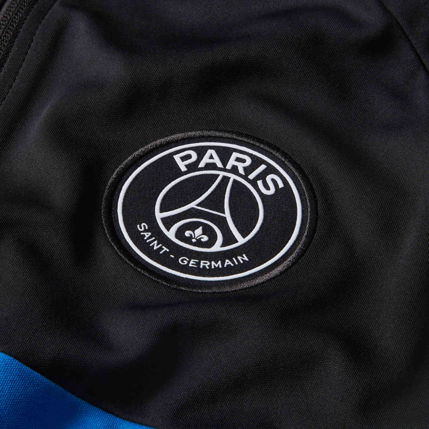 Jordan PSG 4th Academy Track Jacket - Black/Hyper Cobalt/Hyper Cobalt ...