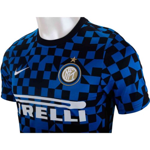 Nike Inter Milan Pre-match Training Top – BlueSpark/Black/White