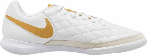 Nike Lunar LegendX 7 Pro IC – 10R – White/Metallic Gold/White
