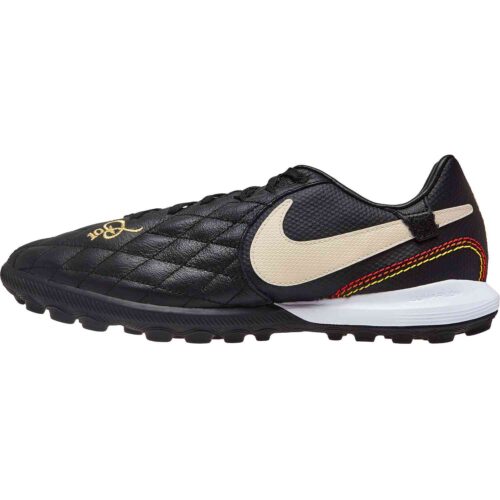 Nike 10R Tiempo Legend 7 Pro TF – Black/Light Orewood/Brown/Metallic Gold