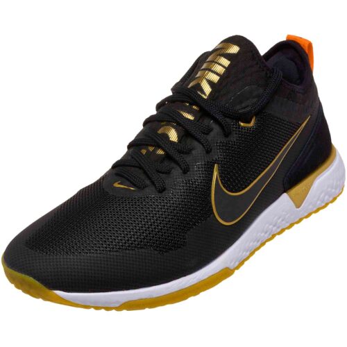 nike fc react black gold