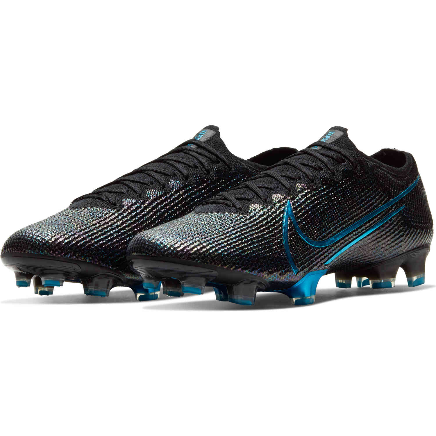 nike mercurial blue and black