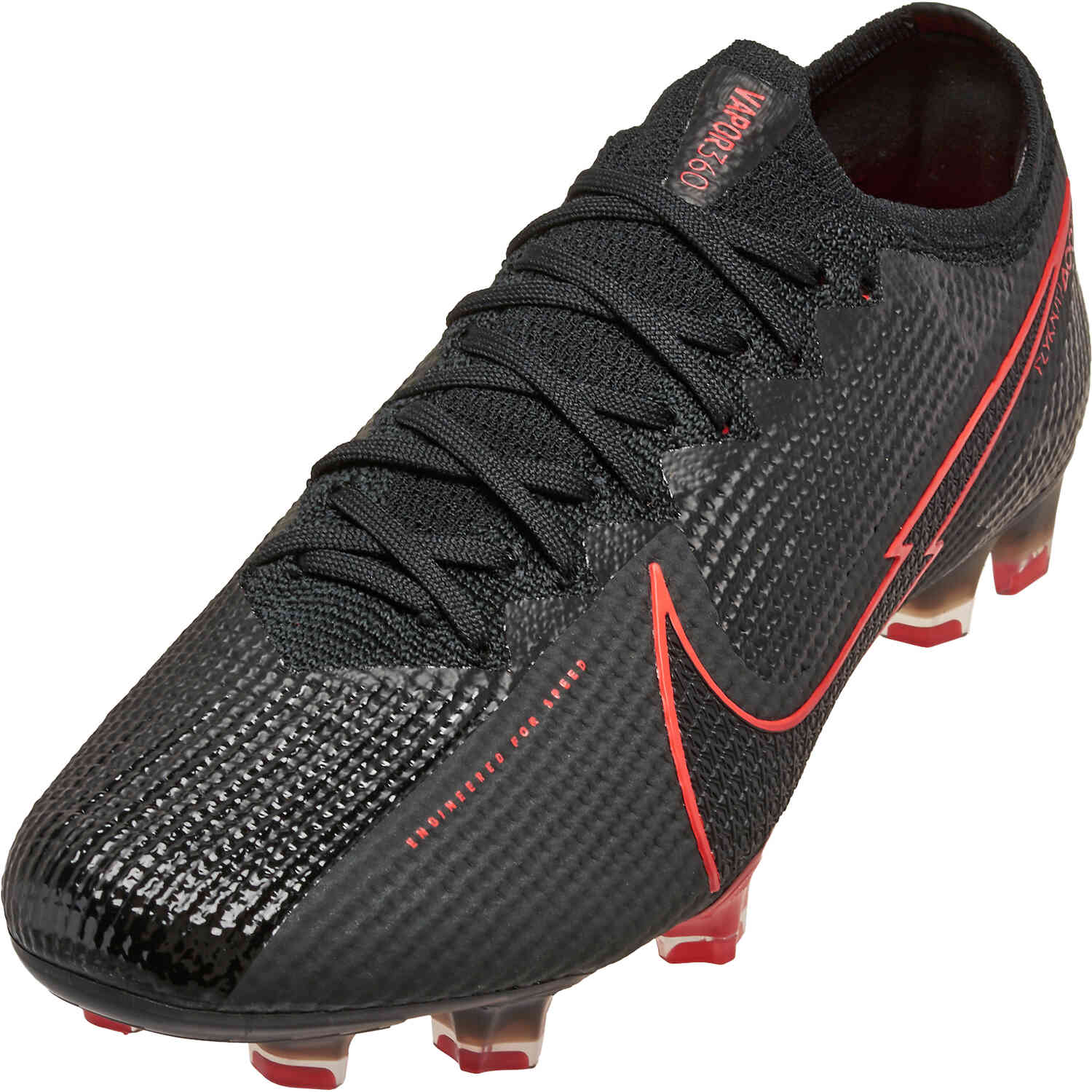 Nike Vapor 13 Elite FG - Black & Chile - SoccerPro