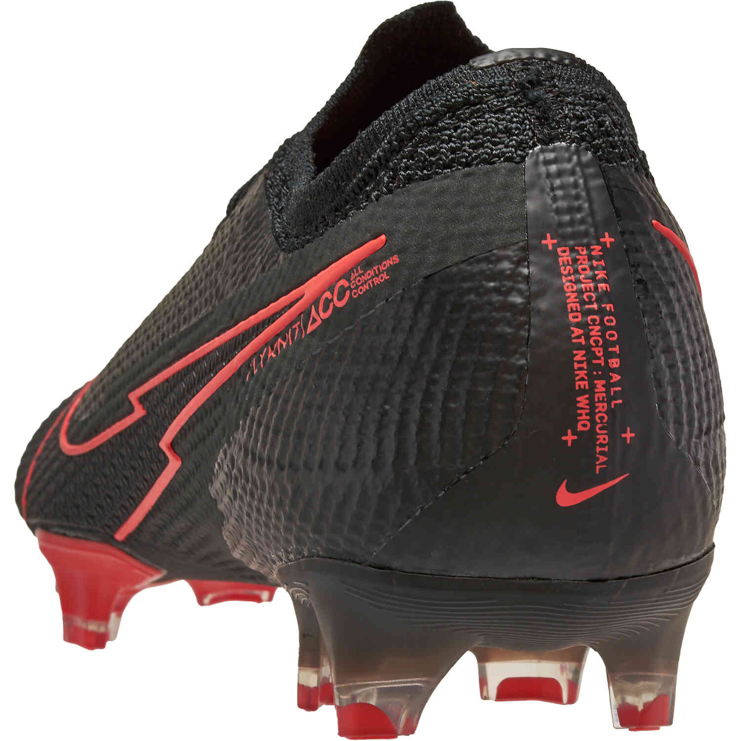 Nike Mercurial Vapor 13 Elite FG - Black & Chile Red - SoccerPro