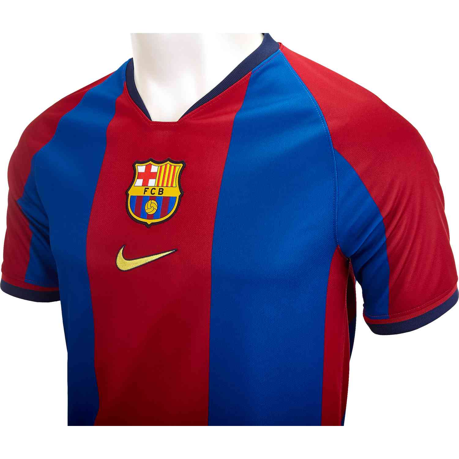 absceso Sí misma Lluvioso Nike 98/99 Barcelona Home Jersey - SoccerPro