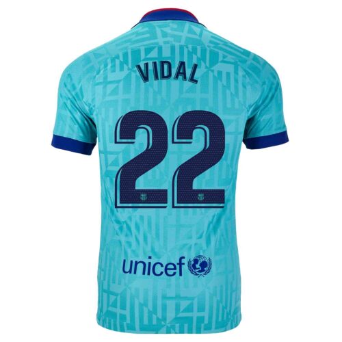 vidal jersey number