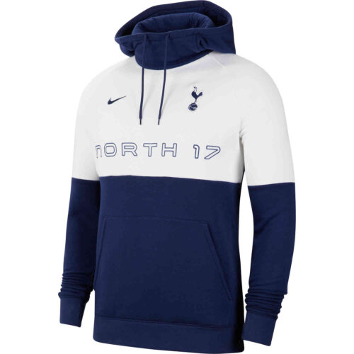 Nike Tottenham Fleece Hoodie – Binary Blue/White/Binary Blue