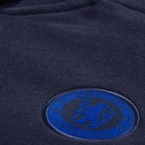 Nike Chelsea Fleece Track Jacket – Obsidian/Rush Blue