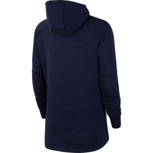 Womens Nike Chelsea Fleece Hoodie – Obsidian/Rush Blue