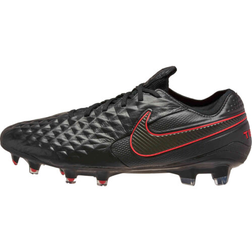 Nike Tiempo Legend 8 Elite FG – Black & Chile Red Pack
