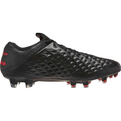 Nike Tiempo Legend 8 Elite FG – Black & Chile Red Pack