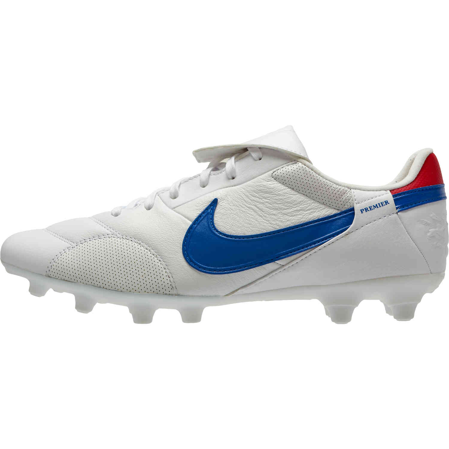 Nike Premier III FG White Game Royal with University Red