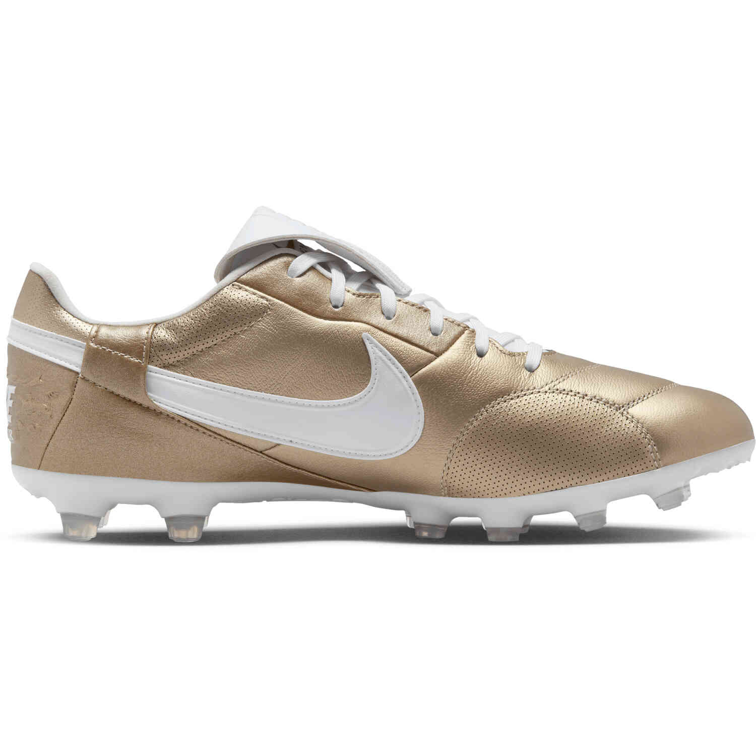 White and clearance gold nike premier