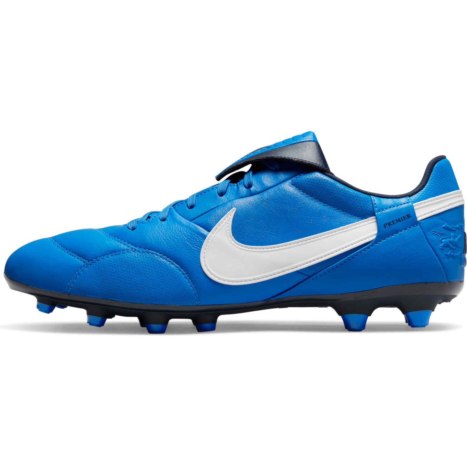 Nike Premier III FG - Signal Blue & White with Obsidian - SoccerPro