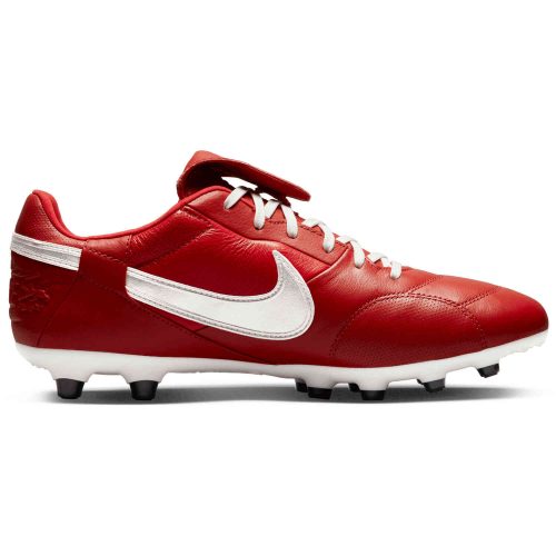 Nike Premier III FG – Cinnabar & Metallic Silver with University Red