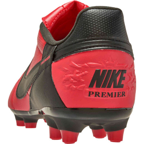 Nike Premier III FG – University Red & Black with University Red