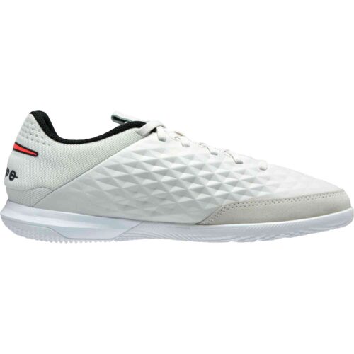 Nike Tiempo Legend 8 Academy IC – Platinum Tint & Bright Crimson with White