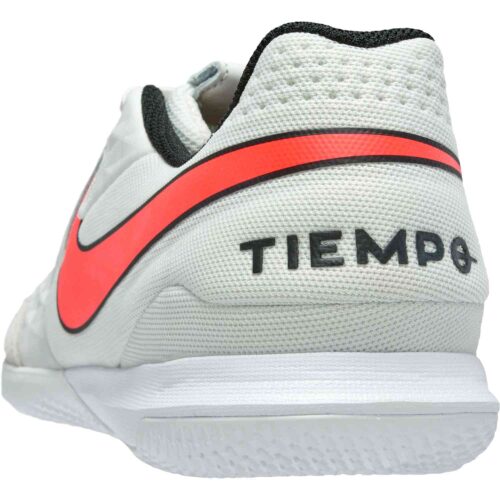 Nike Tiempo Legend 8 Academy IC – Platinum Tint & Bright Crimson with White