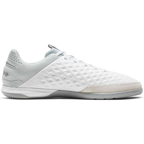 Nike Tiempo Legend 8 Academy IC – White & Chrome with Pure Platinum