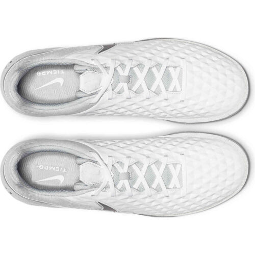 Nike Tiempo Legend 8 Academy IC – White & Chrome with Pure Platinum