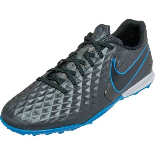 Nike Tiempo Legend 8 Academy TF – Black & Black with Blue Hero