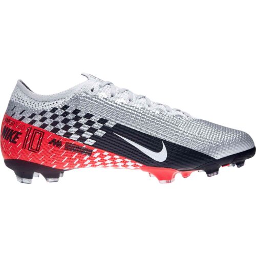 Kids Nike Neymar Mercurial Vapor 13 Elite FG – Chrome/Black/Red Orbit