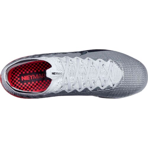 Kids Nike Neymar Mercurial Vapor 13 Elite FG – Chrome/Black/Red Orbit
