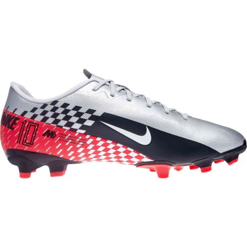 Kids Nike Neymar Mercurial Vapor 13 Academy FG – Chrome/Black/Red Orbit