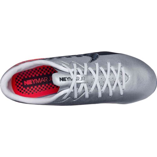 Kids Nike Neymar Mercurial Vapor 13 Academy FG – Chrome/Black/Red Orbit
