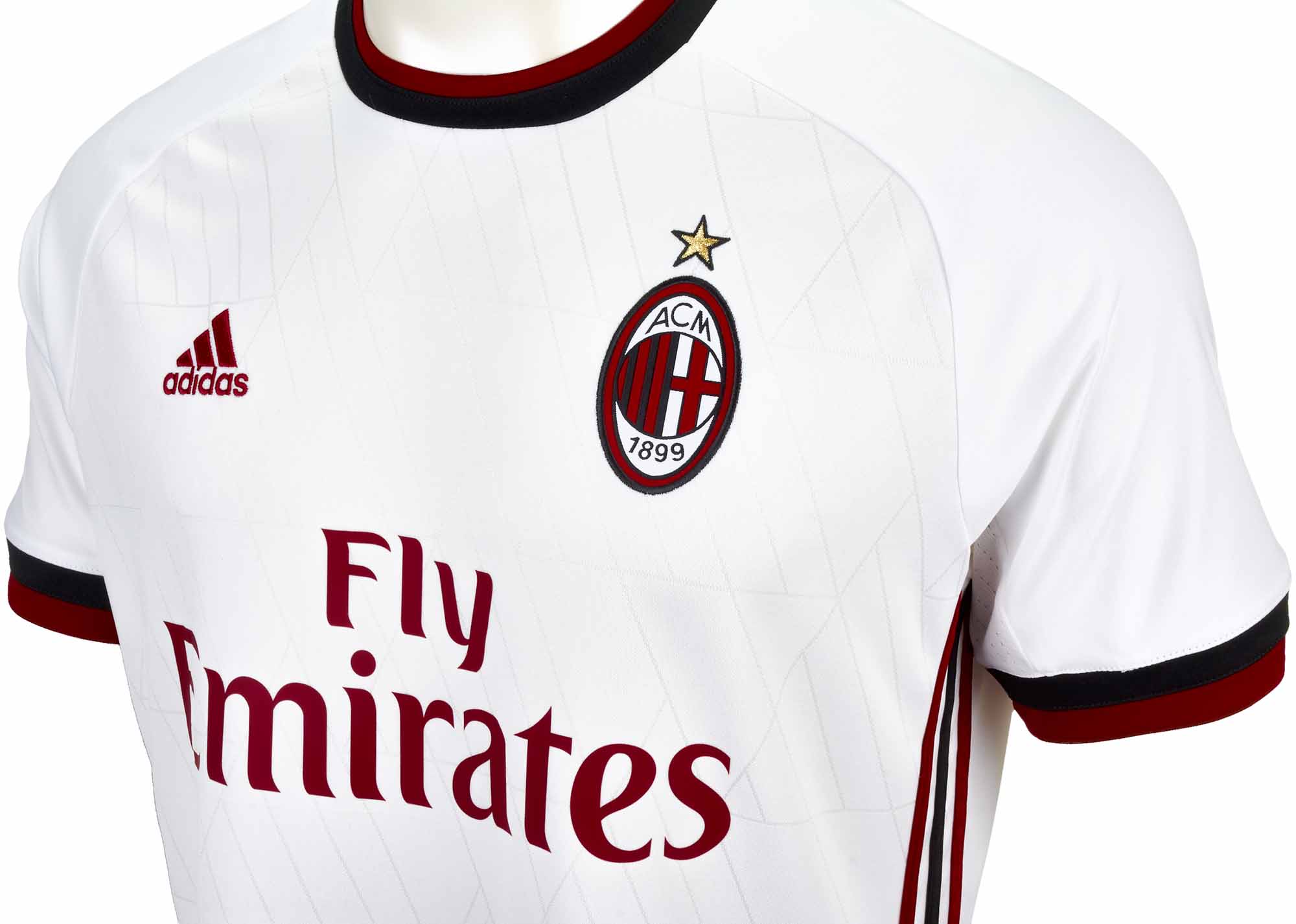 2017/18 AC Milan Home Jersey - AC Milan Soccer Jerseys